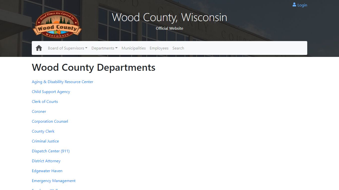 Departments - Wood County Wisconsin